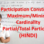 Part 2.7 Participation Constraints In Dbms In Hindi Er Diagram Total With Regard To Er Diagram Examples In Hindi