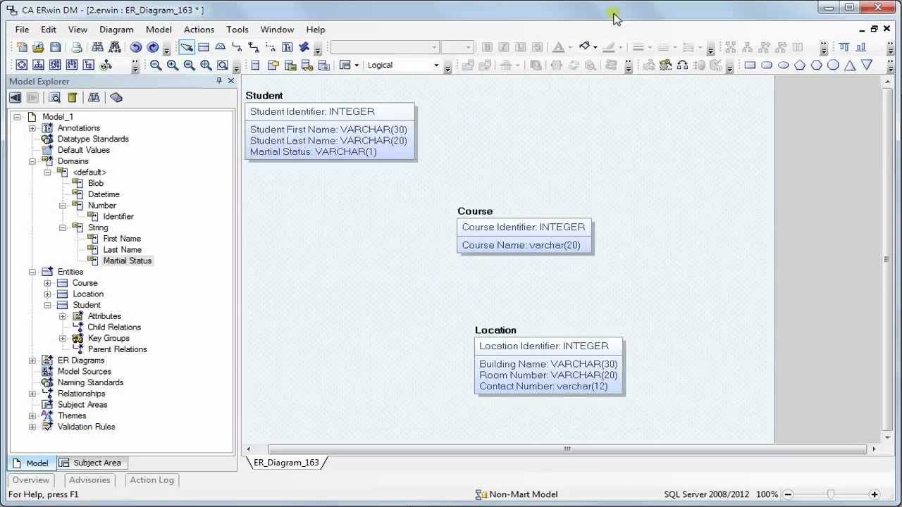 004 Erwin Data Modeler Relationships regarding Erwin Diagram