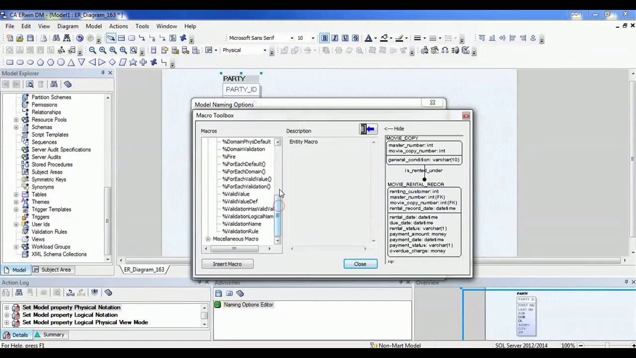 erwin data modeler interview questions and answers