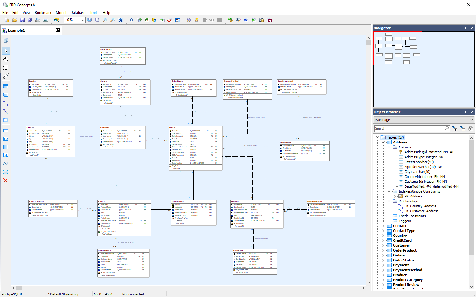 79 Data Modeling Tools Compared - Database Star for Er Diagram Generator Postgresql