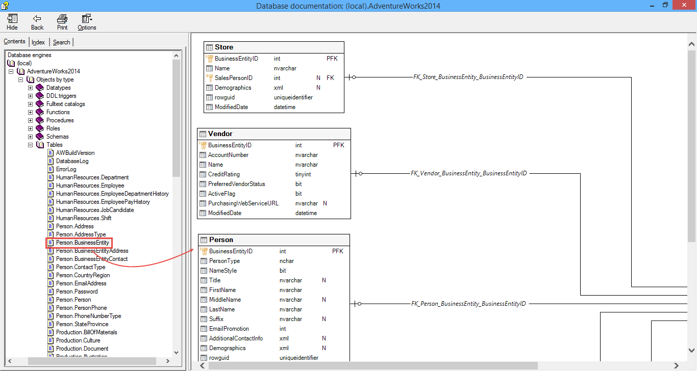 Apexsql Doc Feature Highlight: Data Model Diagrams Aka Erd pertaining to Erd Data Model