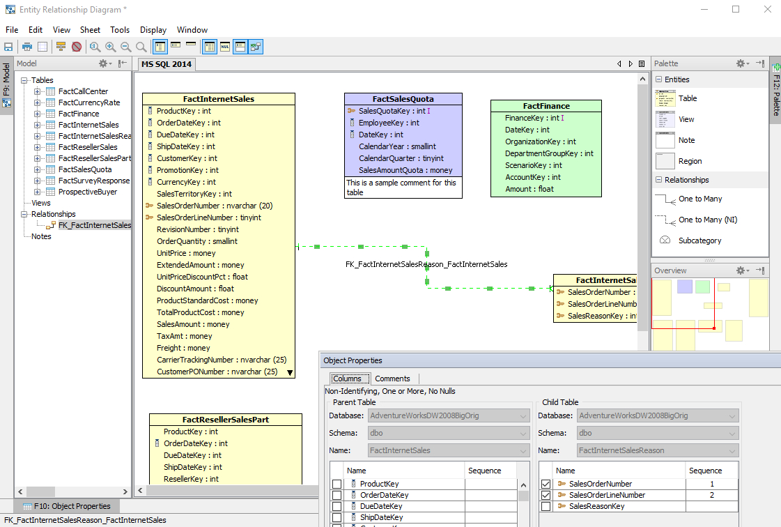 Aqua Data Studio: Entity Relationship Modeler - Aquafold throughout Entity Relationship Program