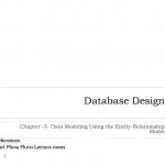 Chapter  3  Data Modeling Using The Entity Relationship With Er Diagram Lecture Notes