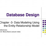 Chapter  3  Data Modeling Using The Entity Relationship With Regard To Er Diagram Lecture Notes