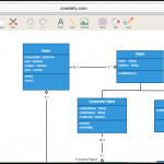 Create Class Diagrams Online With Creately ( Uml ) Pertaining To Database Diagram Drawing Tool