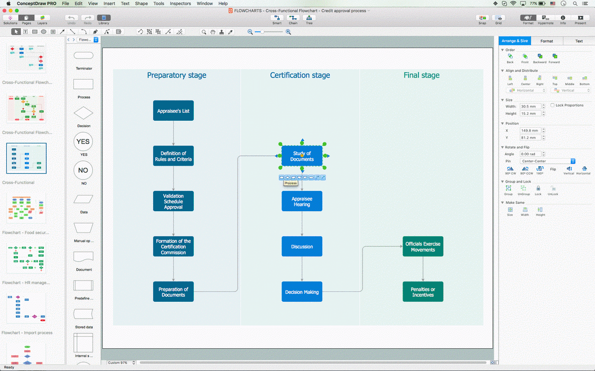 Create Flow Chart On Mac | Business Process Modeling Tool with Os X Er Diagram Tool