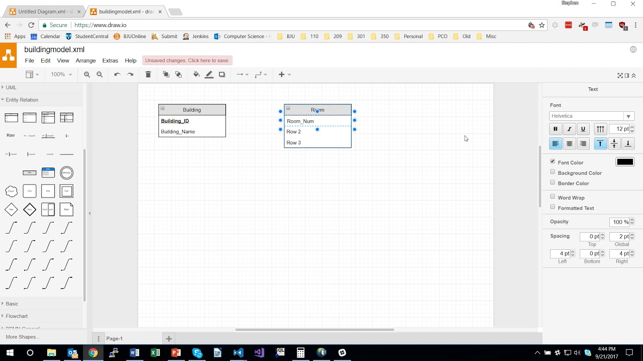 Er Diagram Draw.io | ERModelExample.com