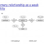 Cs4222 Principles Of Database System   Ppt Download In Weak Entity Relationship