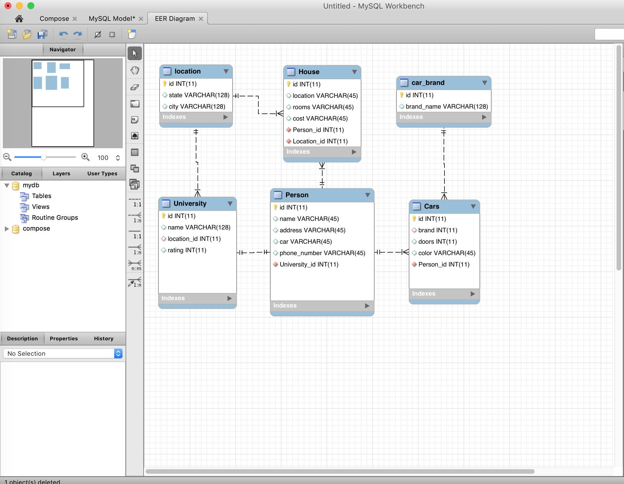 dbeaver er diagram create table