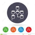 Database Sign Icon. Relational Database Schema. Stock Vector Regarding Relational Database Symbols