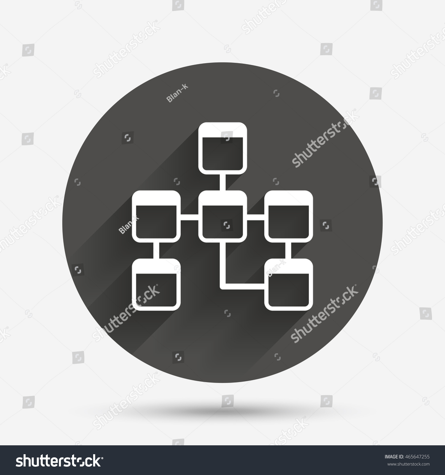 Database Sign Icon Relational Database Schema Stock Vector regarding Relational Database Symbols