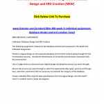 Dbm 380 Week 2 Individual Assignment Database Design And Erd For Database Design And Erd Creation