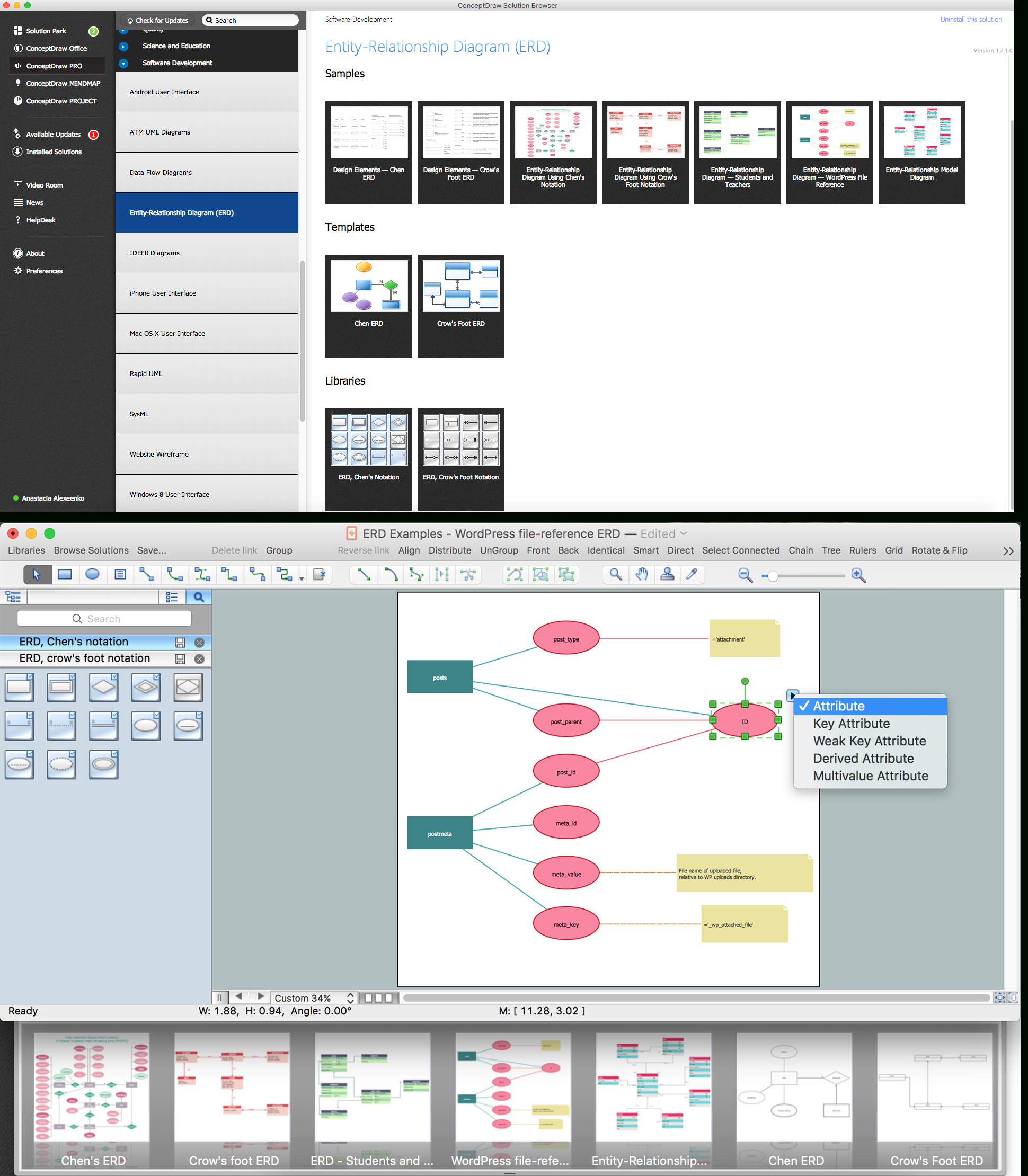 Er Diagram Programs For Mac | Professional Erd Drawing with Er Diagram Mac Os X