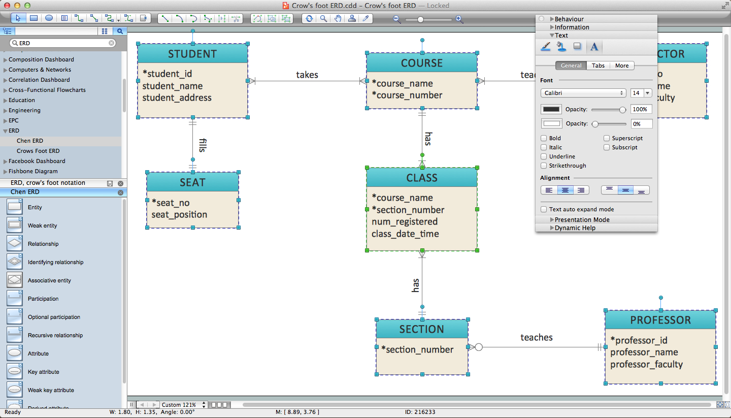 Er Diagram Programs For Mac | Professional Erd Drawing within Free Entity Relationship Diagram Tool