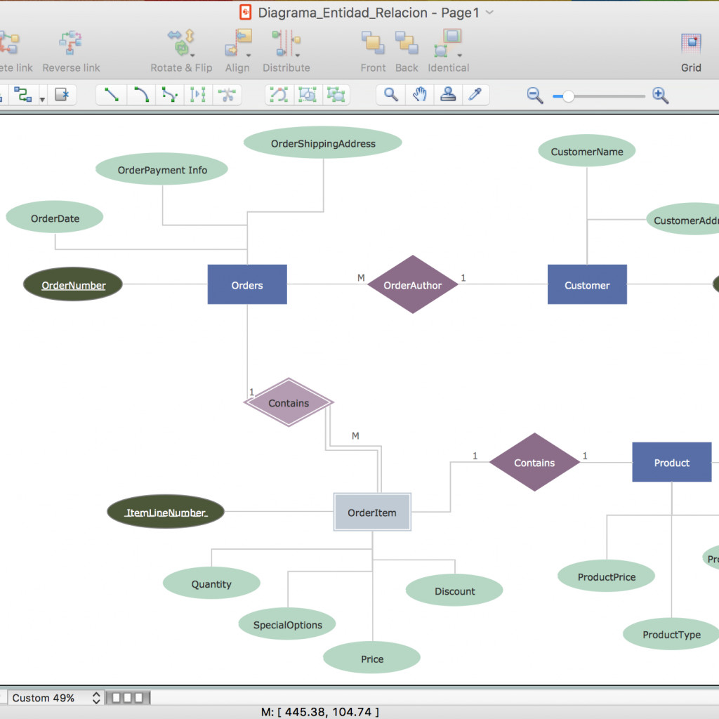 Er Diagram Tool For Os X | Professional Erd Drawing with Er Diagram ...