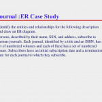 Er Modeling Case Studies   Ppt Download Regarding Er Diagram Journal