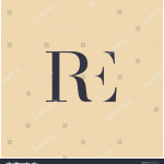 Er Symbol Er Letter E Letter Stock Vector (Royalty Free With Regard To Er Symbol