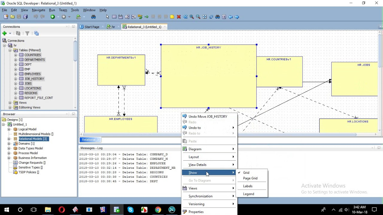 How To Create Erd From Sql Developer within Er Diagram Using Sql Developer