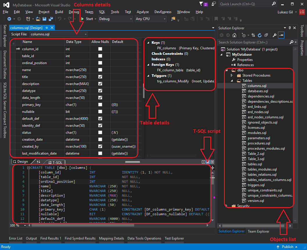 Er Diagram Visual Studio 2015