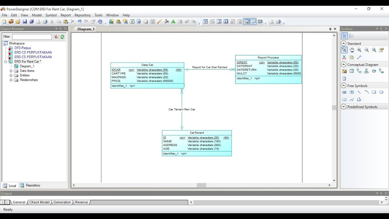 How To Make Erd In Power Designer with regard to Make Erd