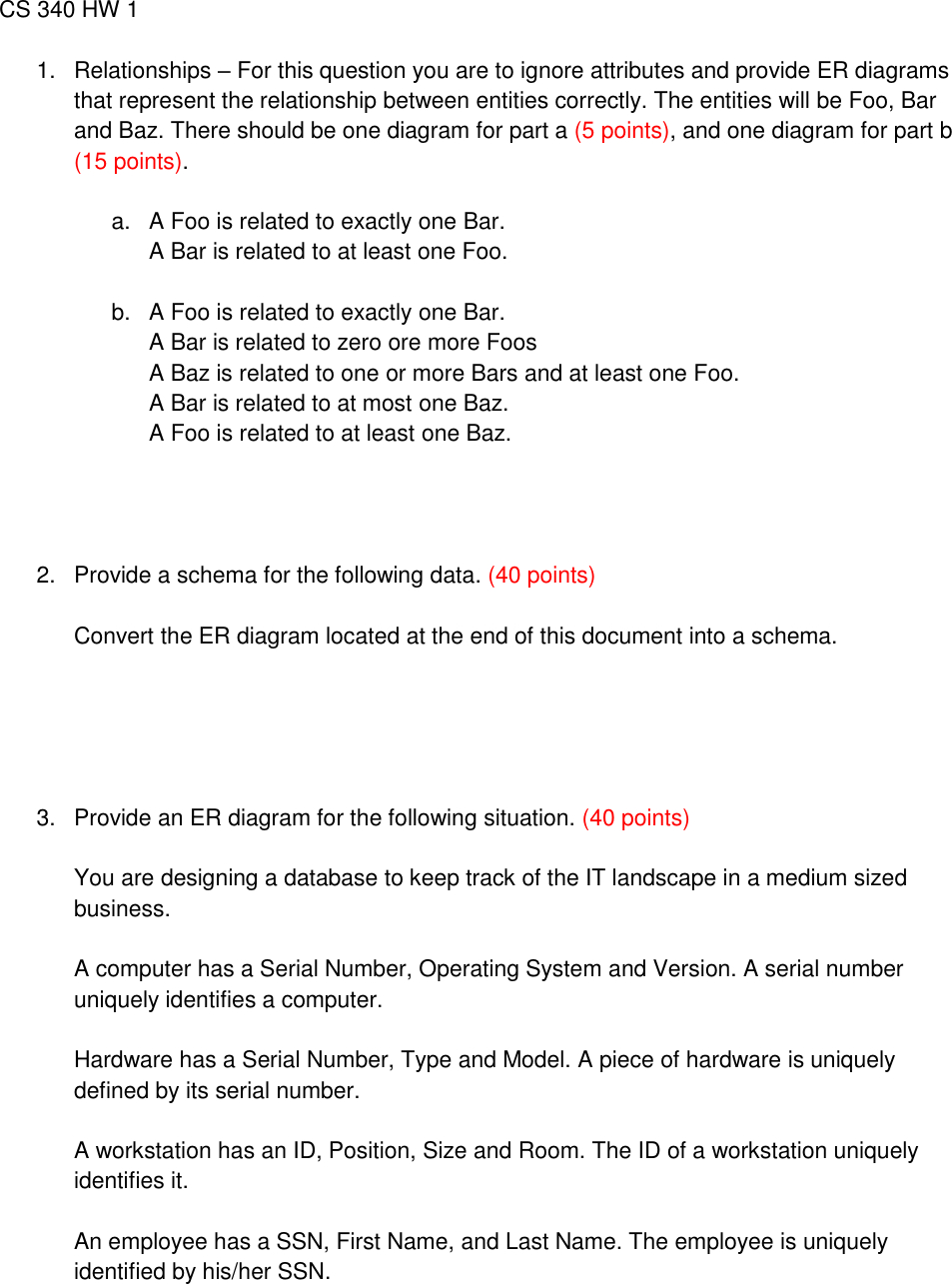 Instructions for Er Diagram At Most One