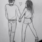 Just A Doodle Of Mine ❤️ #art #love #cute #relationship Within Drawing Relationship