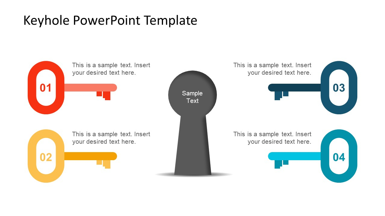 Keyhole Graphics For Powerpoint for Key Diagram