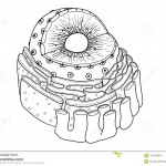 Line Art Of Educational Illustration Of Nucleus Consist Of Within Endoplasmic Reticulum Drawing