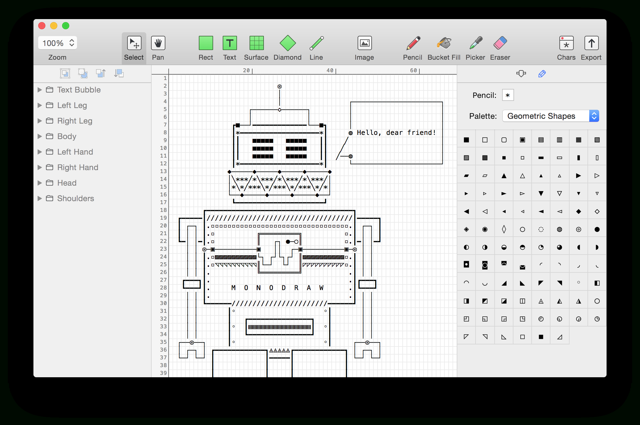 Monodraw For Macos — Helftone inside Os X Er Diagram Tool