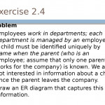 Practice Exercises. Database Design. Relational Model With Er Diagram Exercise