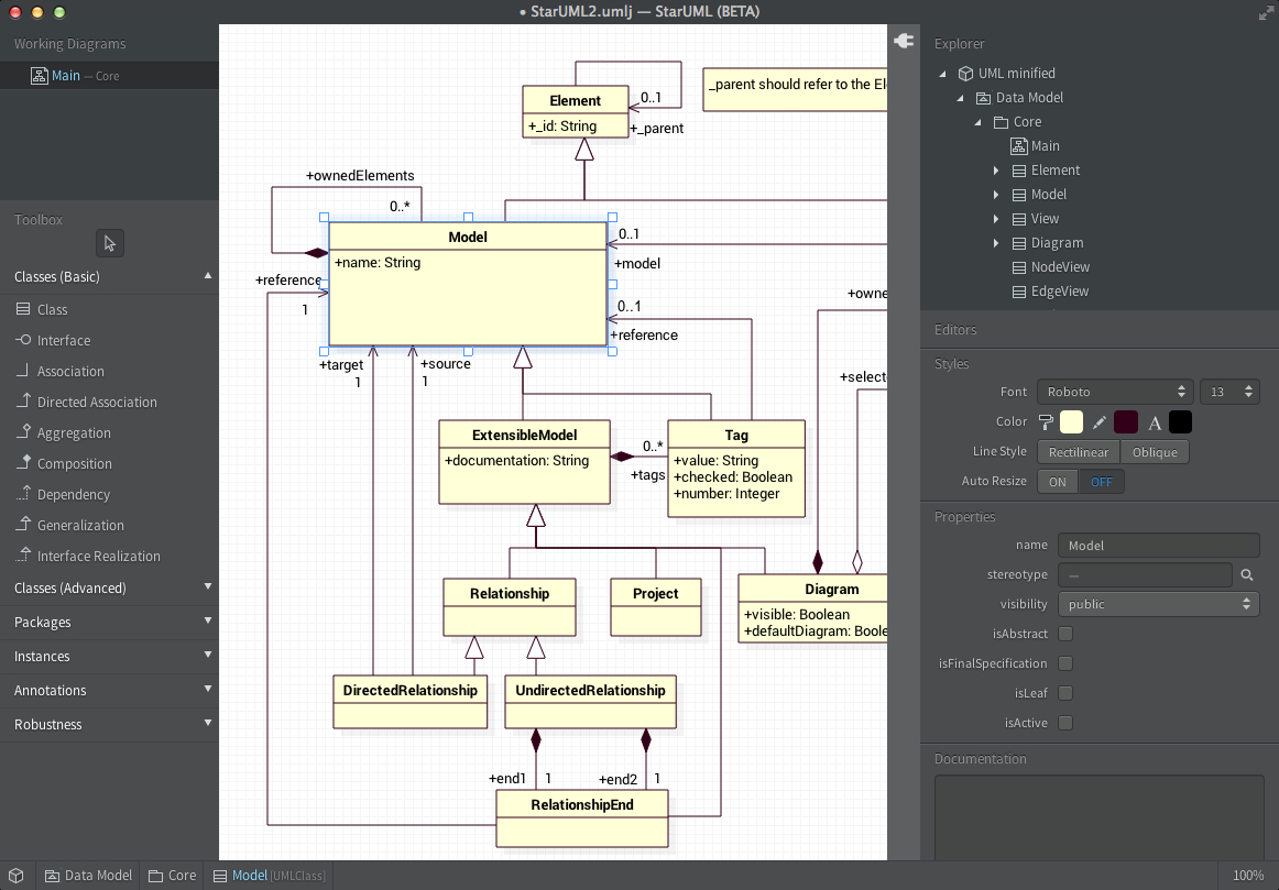 uml staruml tutorial