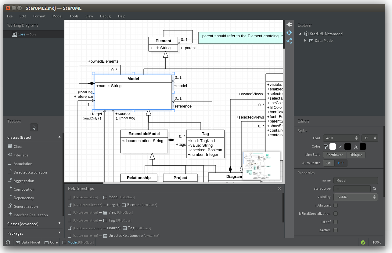 uml staruml tutorial