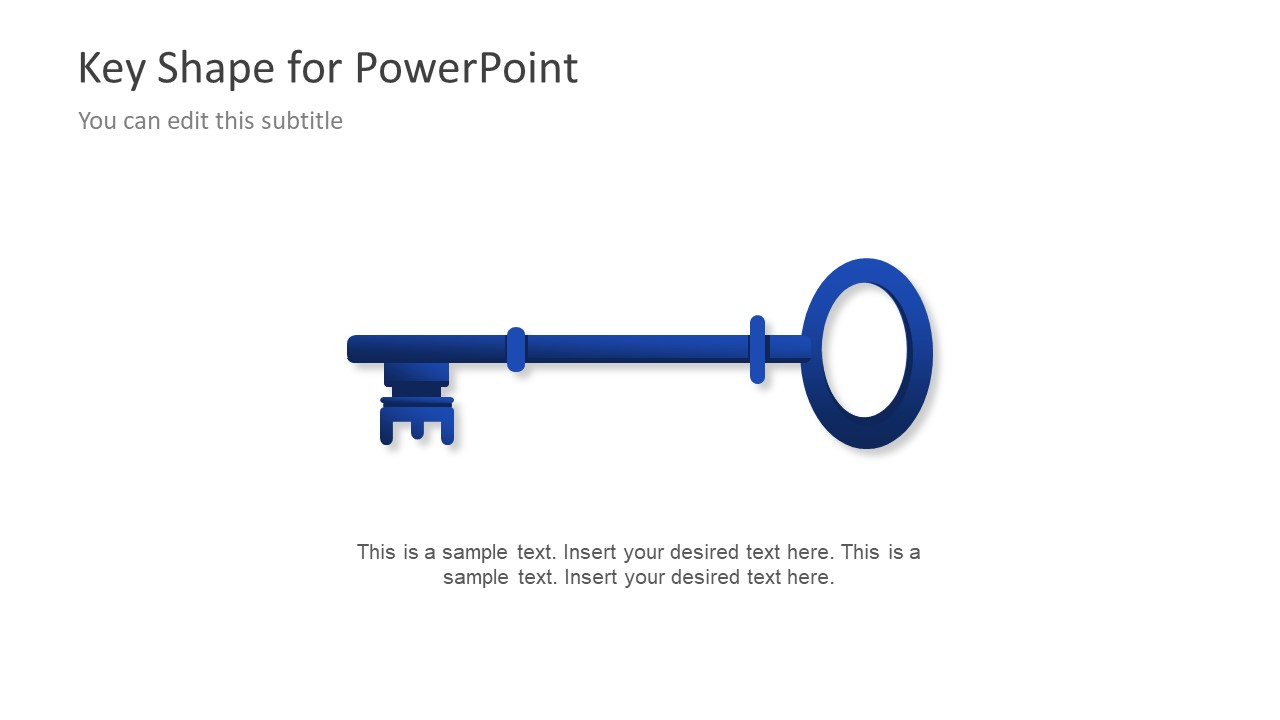 Shield Keyhole Diagram Concept For Powerpoint inside Key Diagram