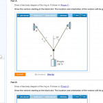 Solved: Part A Draw A Free Body Diagram Of The Ring At A S Within Draw Diagram Free