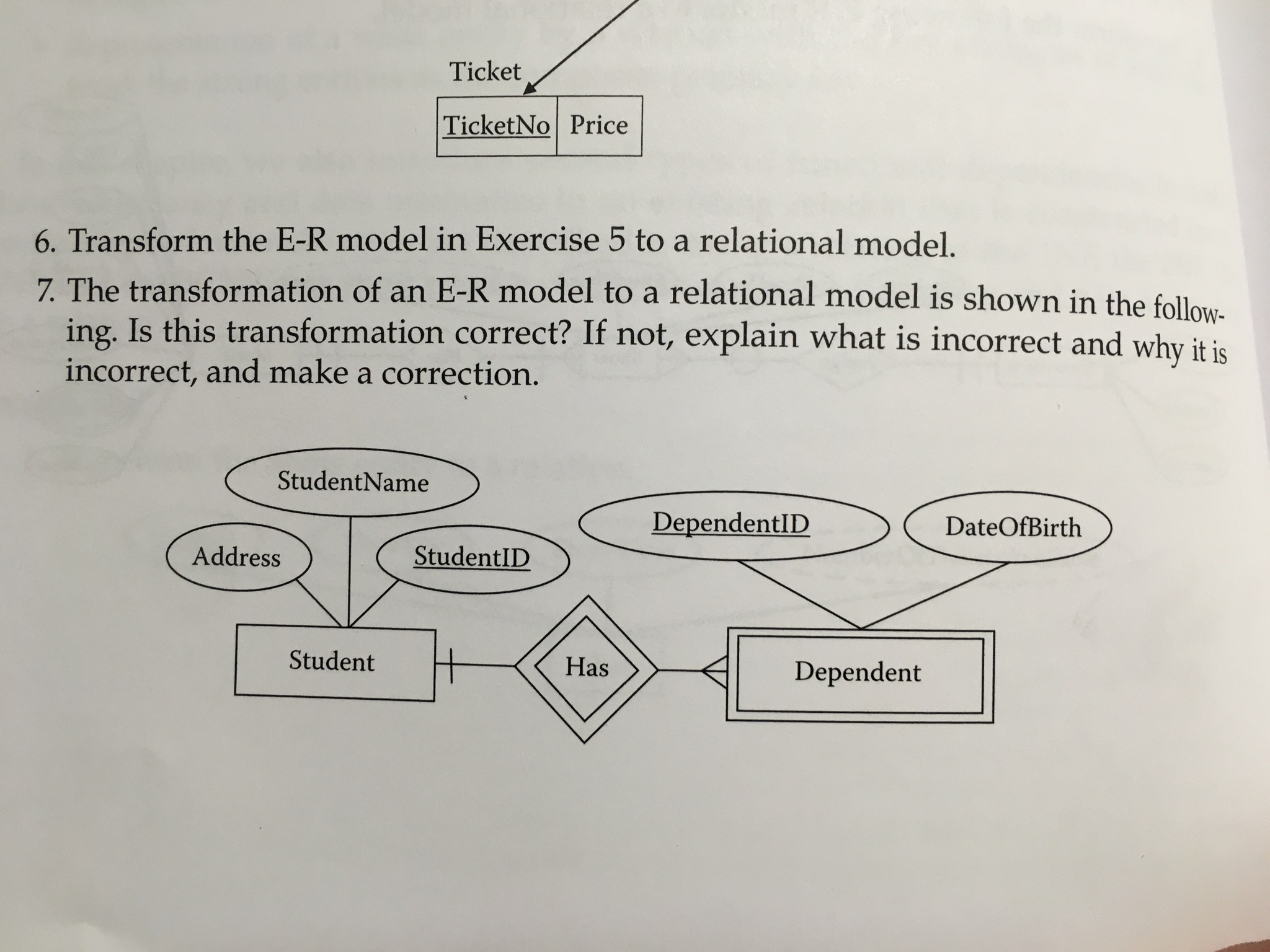 what is er model explain with example and draw conceptual erd symbols