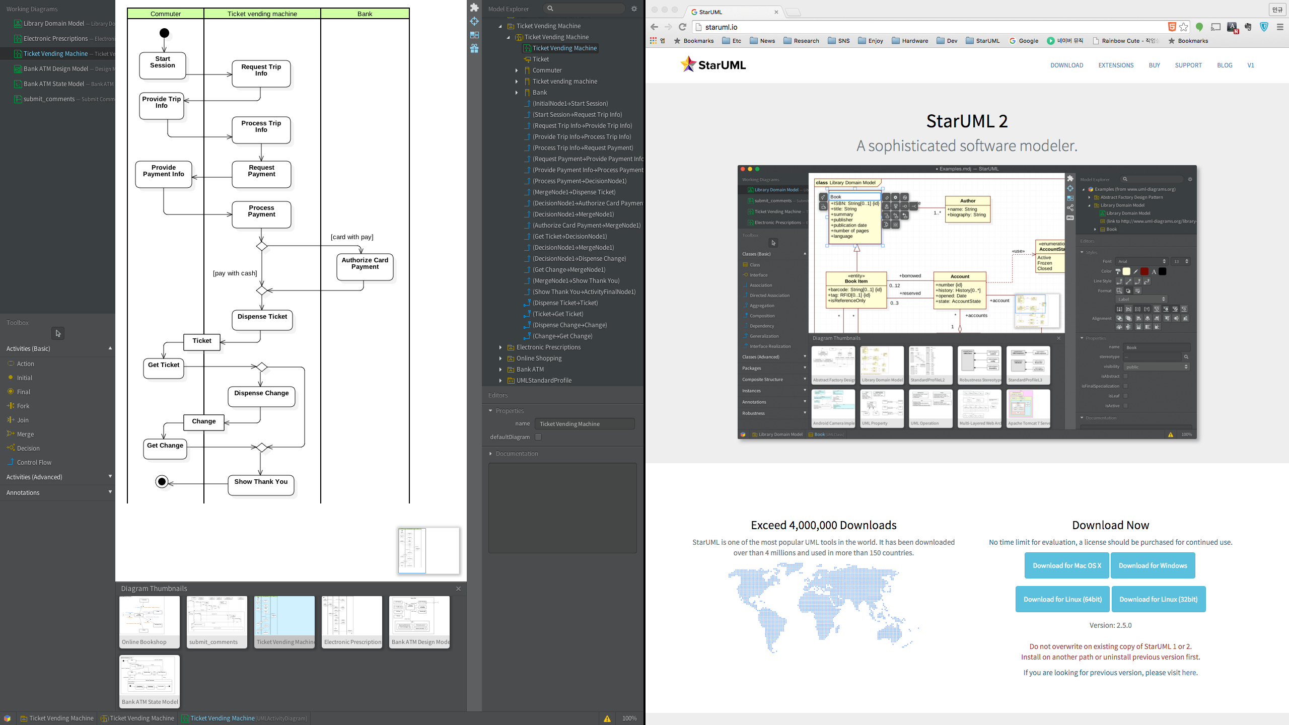 er diagram staruml