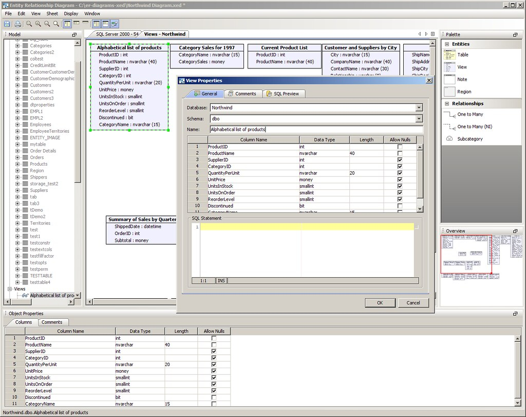 Aqua Data Studio Er Modeler - Edit Er Diagram - Schema Obj throughout Er Modeler