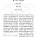 Entity Relationship Diagram Of Our E Voting System For E Voting Er Diagram