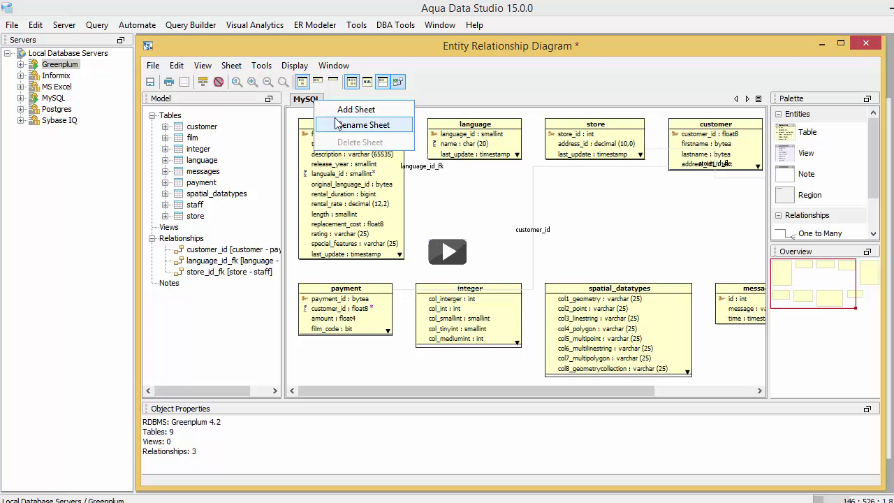 Er Modeler Advanced Demo - Aqua Data Studio | Aquafold regarding Er Modeler