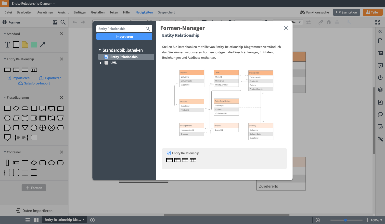 Er-Modell Tool| Lucidchart inside Er Diagramm Zeichnen Online