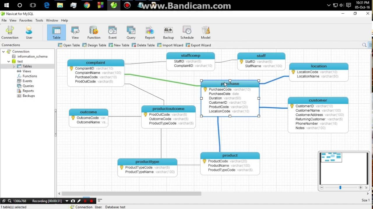 Generate Entity Relationship Diagram From Database | ERModelExample.com