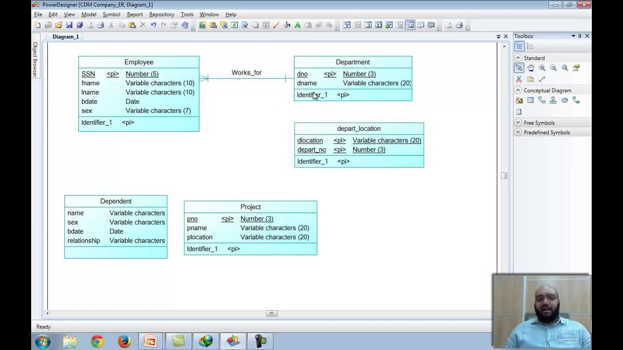 How To Draw Er Model Using Power Designer 16 in Er Diagram Là Gì