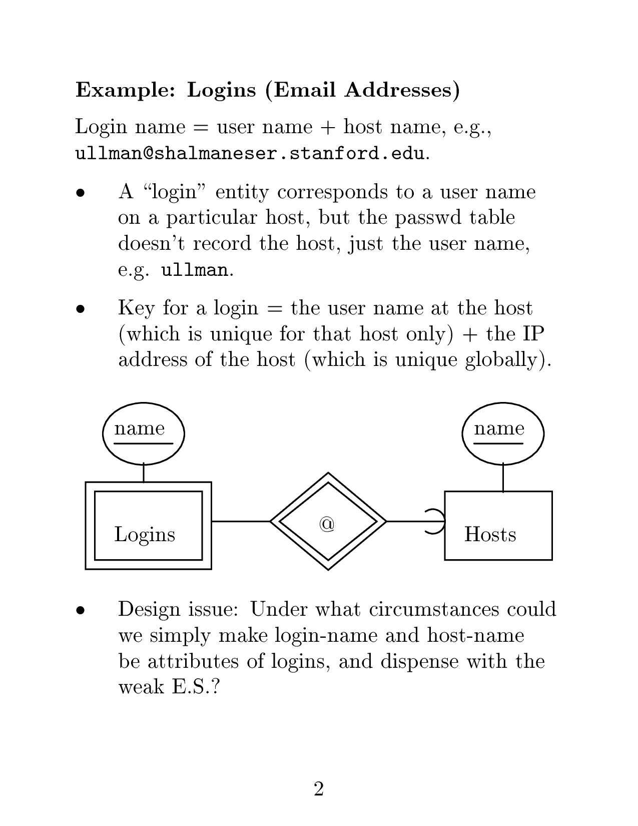 Weak Entity Sets-Database Systems-Lecture 02 Slides-Computer regarding Weak Entity In Dbms With Example