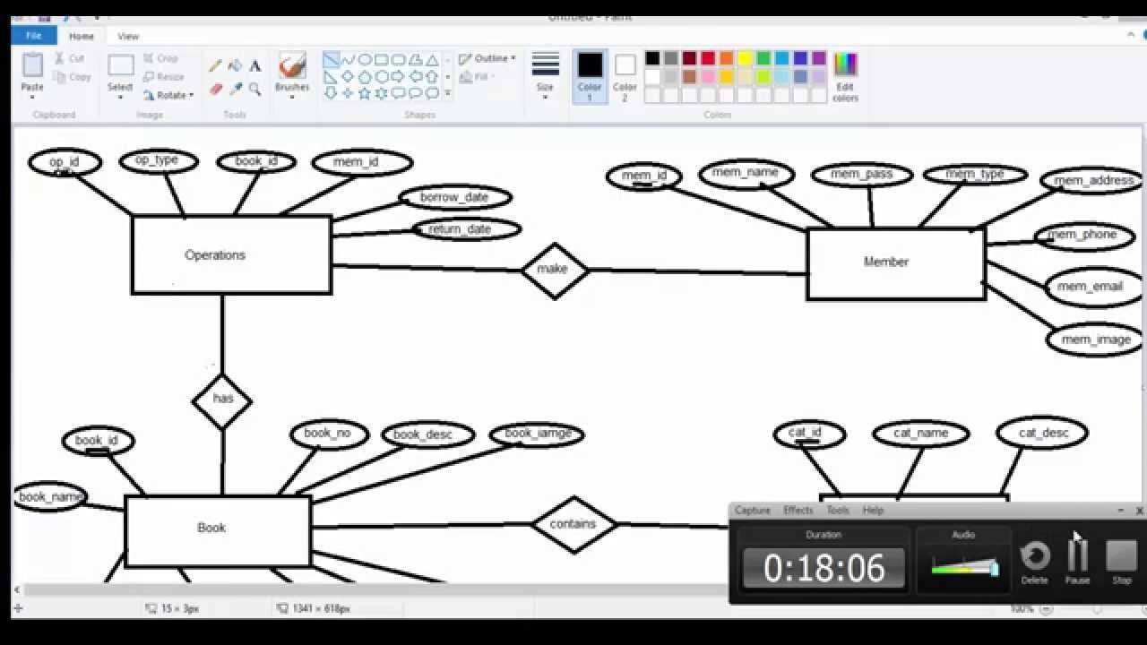 3- شرح عمل Erd للمشروع