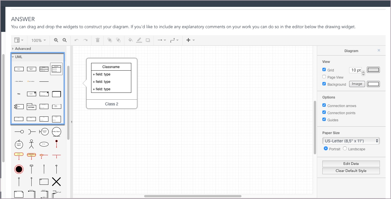 Answering Diagram Questions With The Draw.io Tool