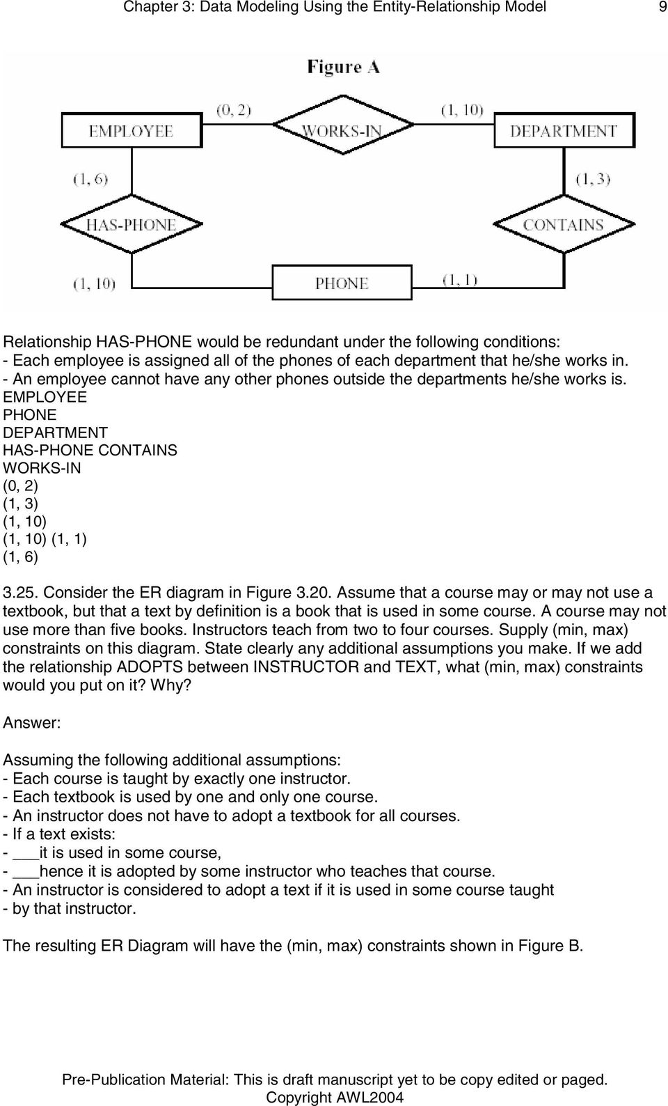 Chapter 3: Data Modeling Using The Entity-Relationship Model