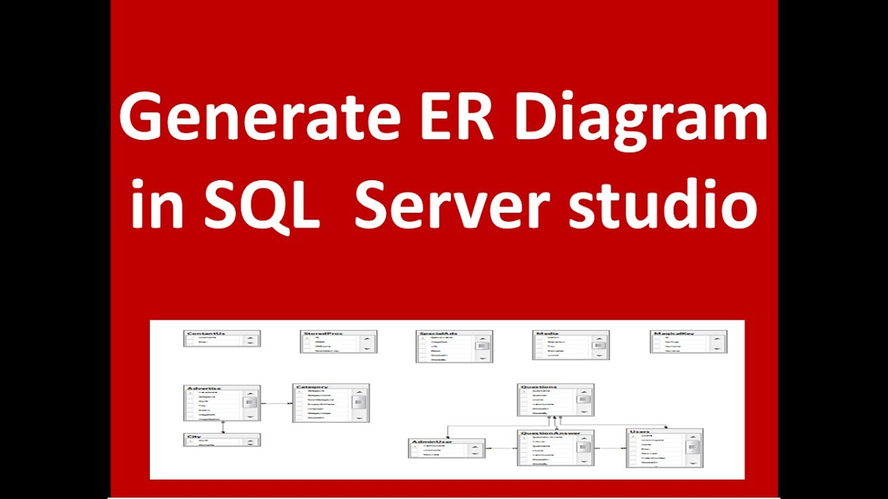 Create Er Diagram With Sql Server