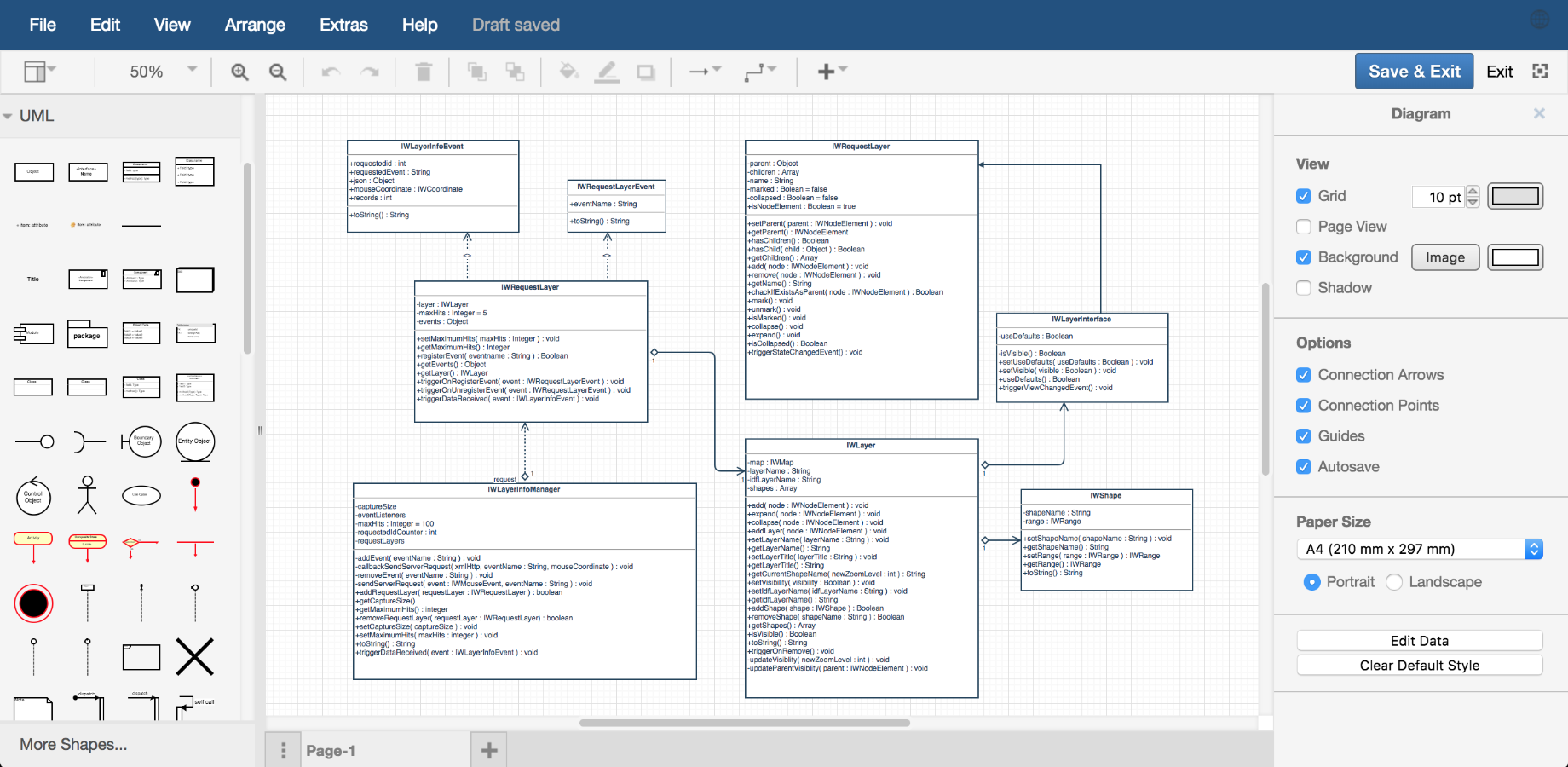 Er Diagram In Draw Io