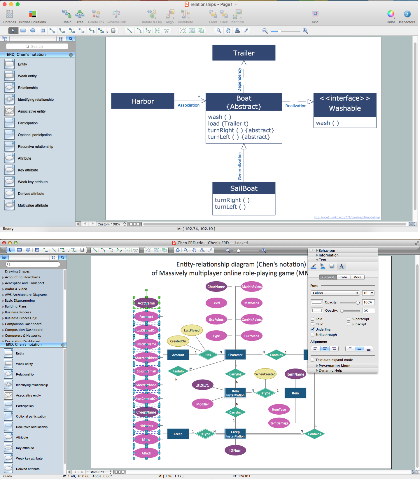 Drawing Er Diagrams On A Mac | Entity Relationship Diagram