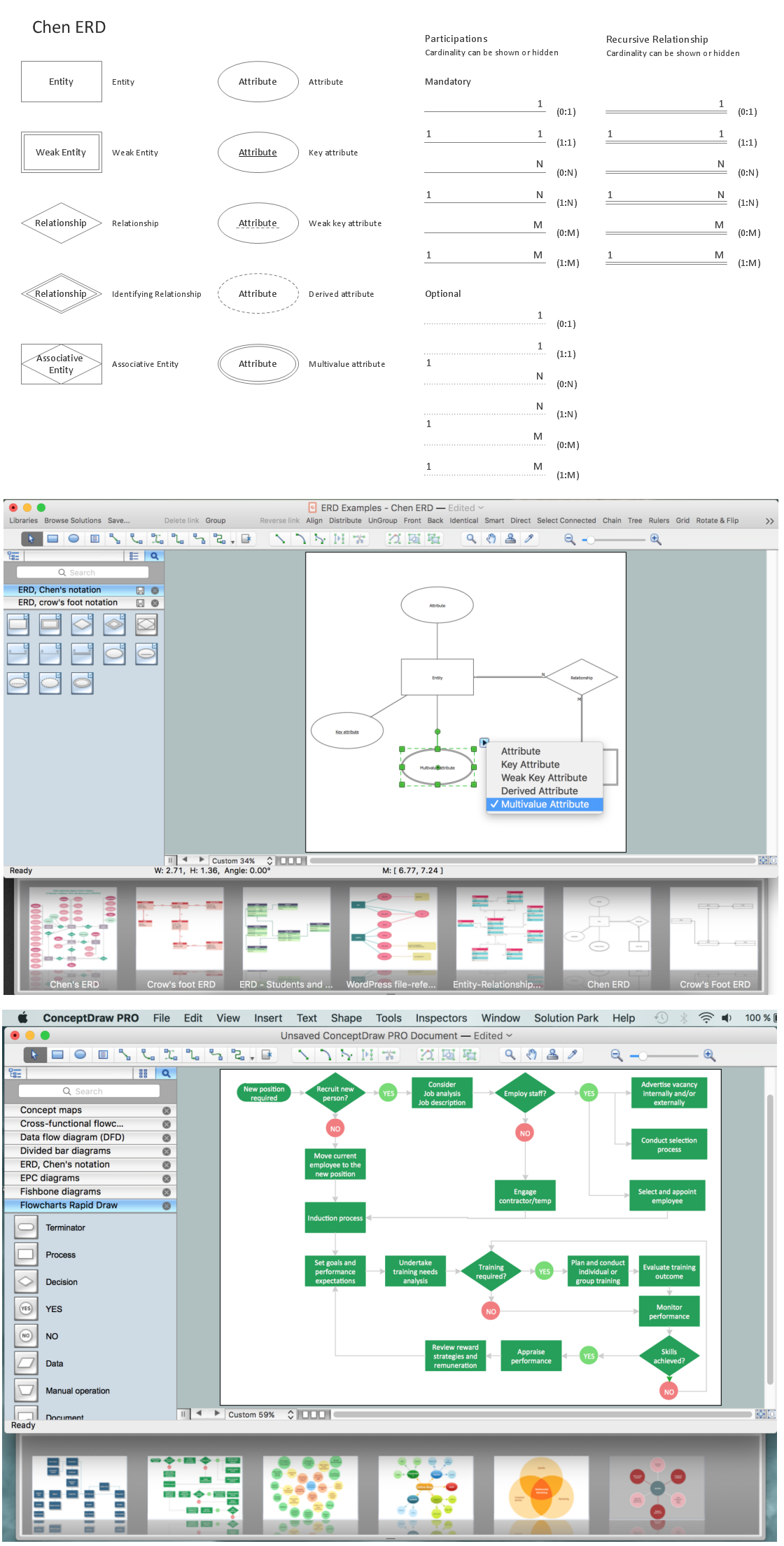 Entity Relationship Diagram | Design Element — Chen